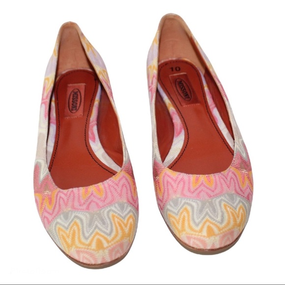 Missoni Ballet Flats Shoes Size 40 - Picture 4 of 10